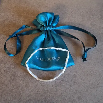 Bracelet femme de perles plates Thème Lia Køss Design 